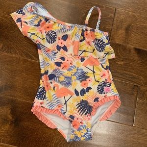 Girls size 5 Rufflebutts swim
